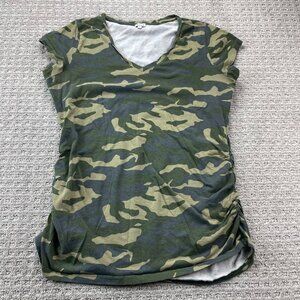 Kismet Maternity Camo T-Shirt Women Size Extra Large XL Stretch Camouflage